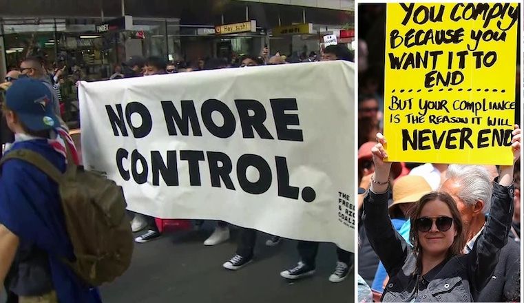 Thousands of New Zealanders rise up against New World Order vaccine mandates