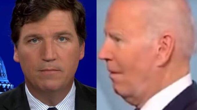 Tucker Carlson says biden's family confessed that he has dementia