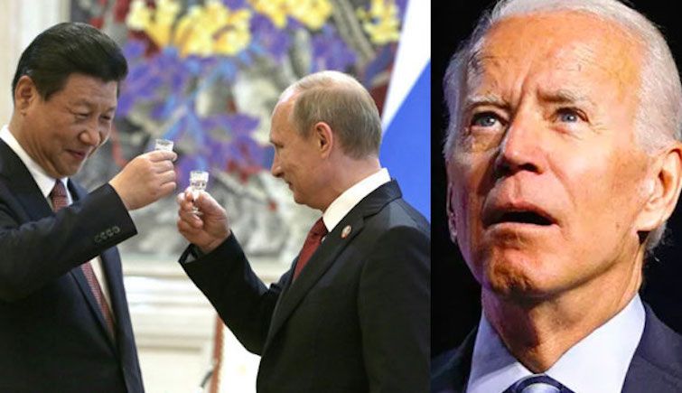 Biden shared intel with China, and China then told Russia