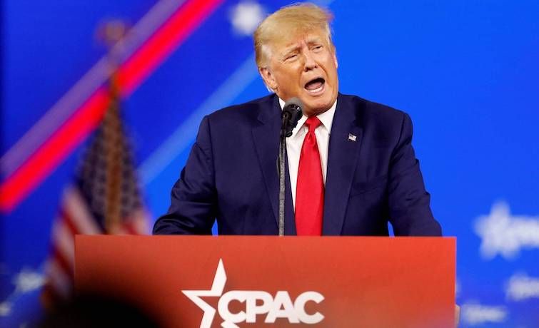 Trump confirms he is running for President for the third time, during CPAC 2022 speech
