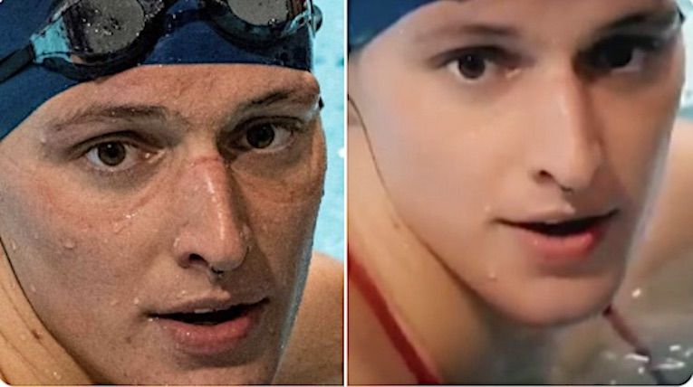 NBC caught red handed airbrushing transgender swimmer to make him look less manly