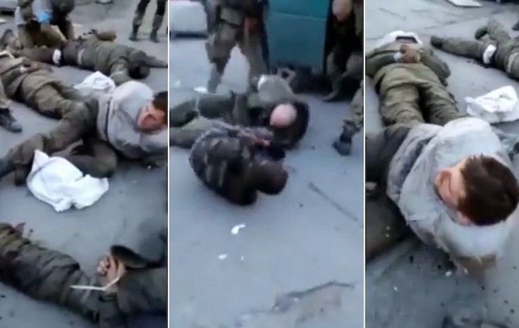 Ukrainians caught committing war crimes by shooting and torturing Russians on camera - media blackout