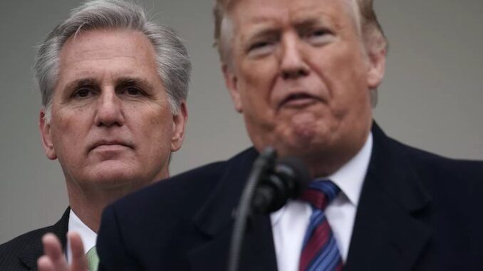 RINO Kevin McCarthy wanted Donald Trump to resign after J6 protest