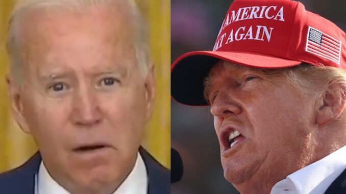 President Trump asks why nobody is taking about Biden's obvious dementia