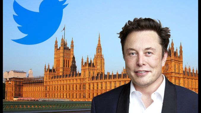 Musk, Twitter, UK Parliament