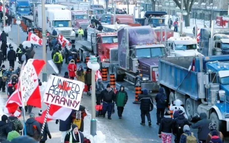 Canada join Dutch farmers uprising and reject the 'New World Order'