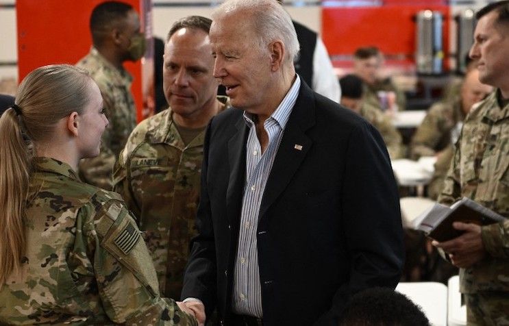 Biden announces plans to force female soldiers to shower with men