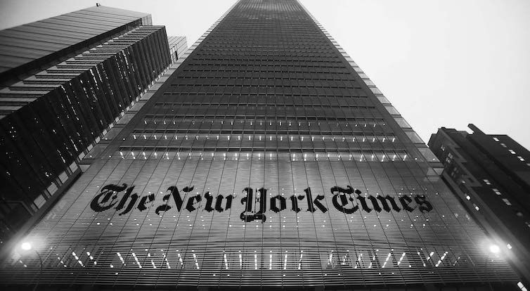 The New York Times begged China to censor Americans
