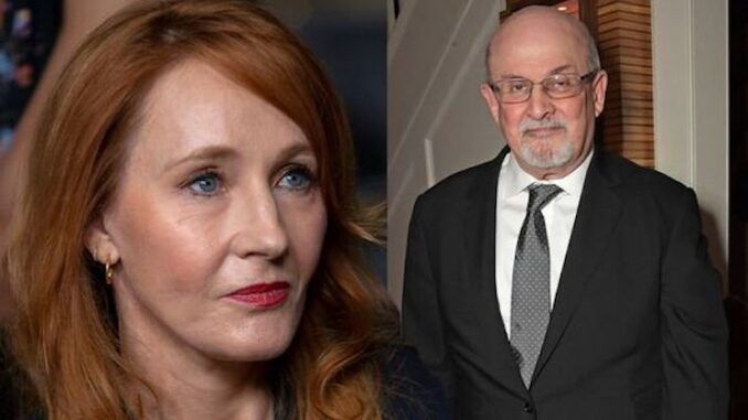 Liberals issue fatwa against JK Rowling for supporting Salman Rushdie