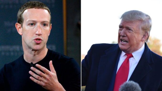 Facebook cancels President Trump from midterms