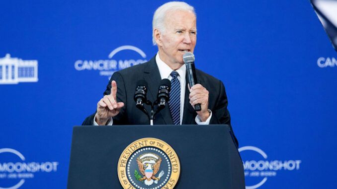 Biden asks cancer patients not to jump from balcony