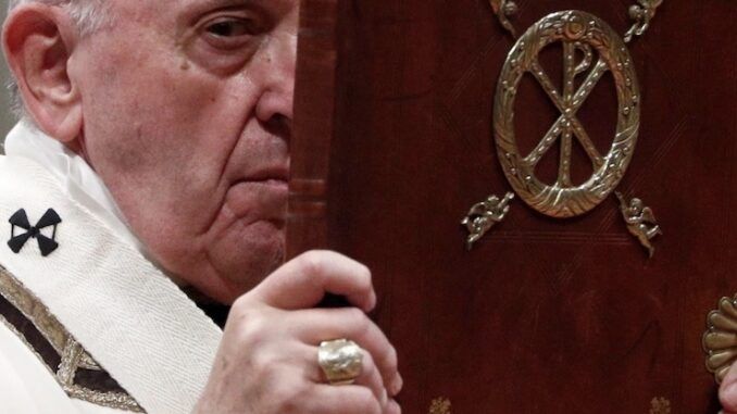 Pope Francis warns of impending apocalyptic war