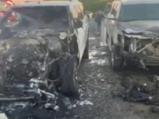 Five of Biden's Secret Service cars burn to the ground