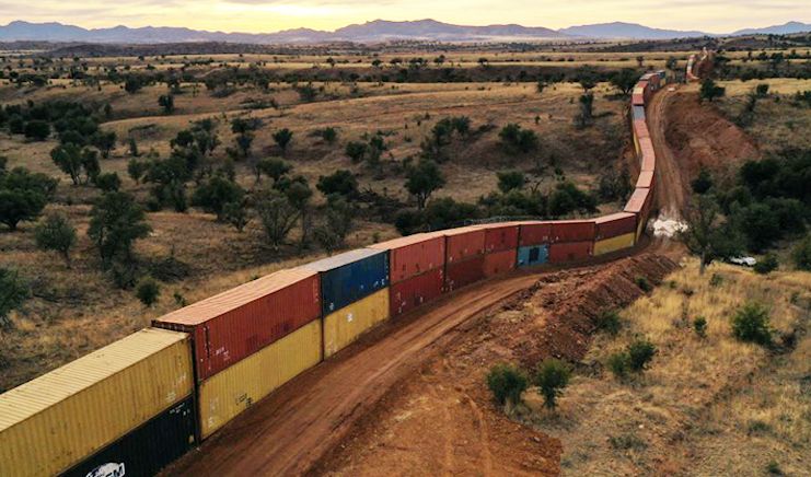 Arizona governor forced to remove border wall