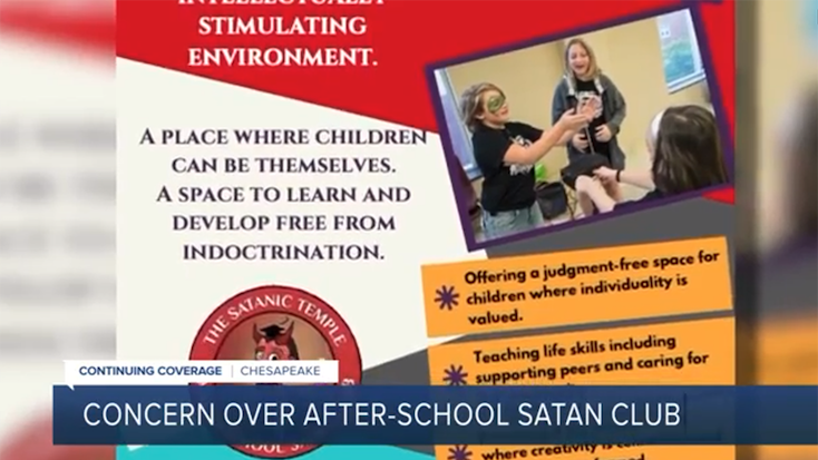 School reopens after school Satan club