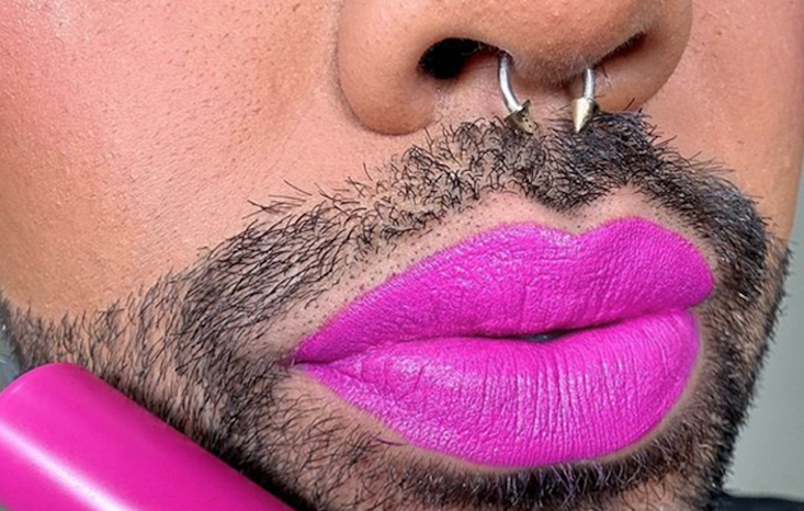 Cosmetic brand erases women by launching bearded lipstick ads