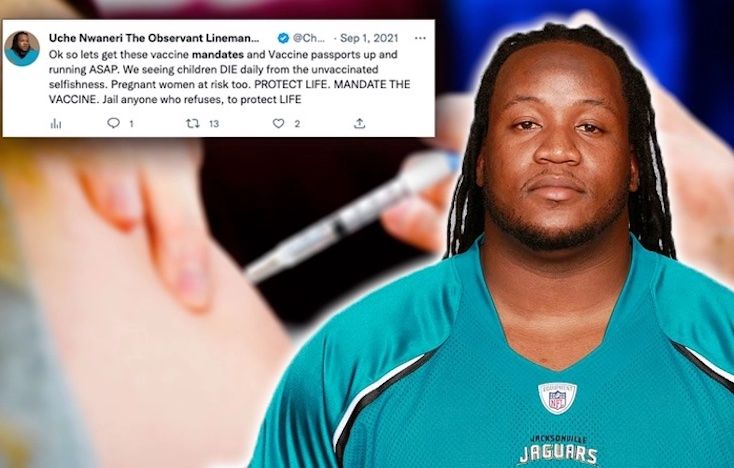 Pro-vaccination NFL player Uchechukwu Nwaneri drops dead after suffering massive heart attack