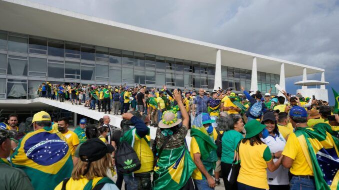 Brazil pro bolsonaro protesters