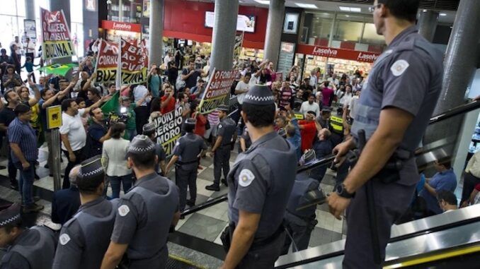 Lula da Silva officials begin forcibly injecting protestors with Covid-19 jabs as punishment for dissent