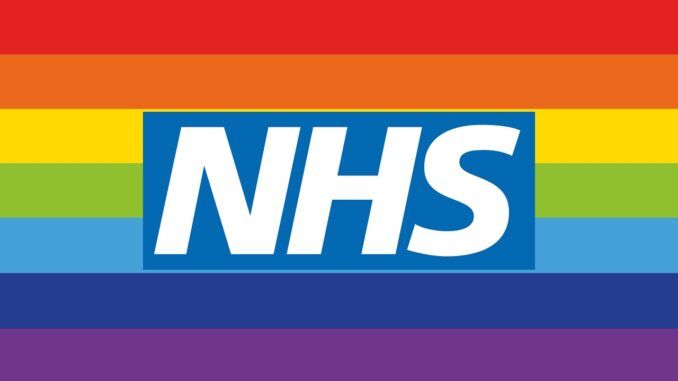 NHS rainbow badge