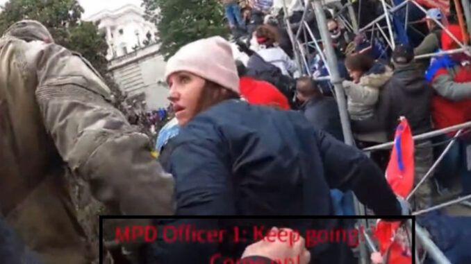 Footage shows DC cop telling J6 protestors to enter the Capitol
