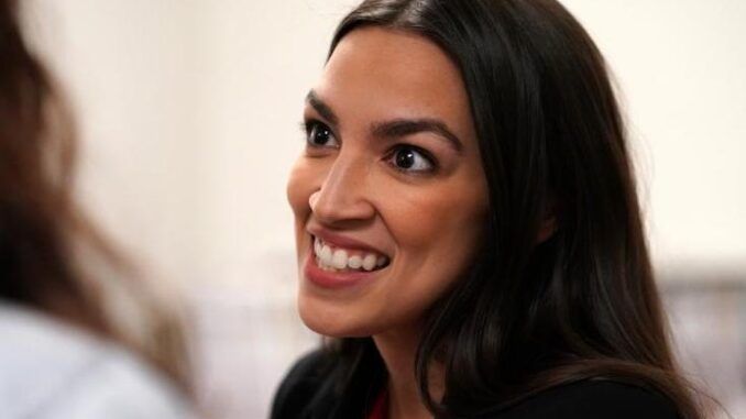 AOC celebrates Tucker's ousting from Fox News