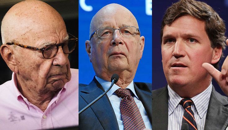 Tucker exposed the WEF's evil agenda before being ousted at Fox News