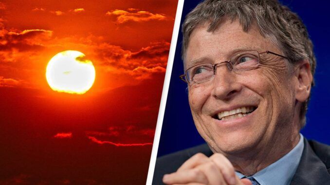 Bill Gates and the sun