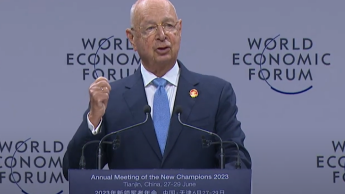 WEF leader Klaus Schwab says China is the world's new superpower