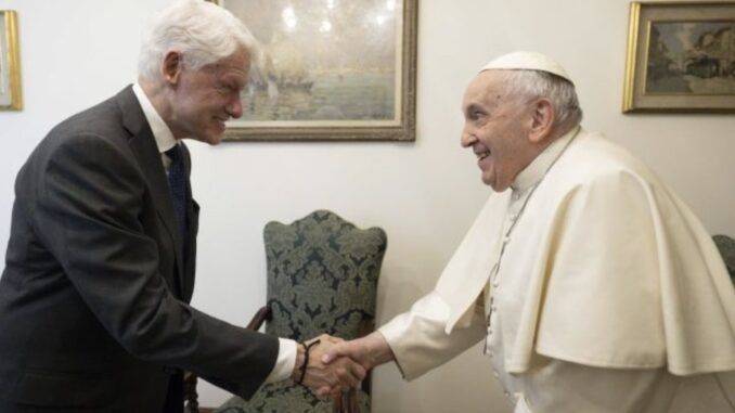 Bill Clinton Pope Francis