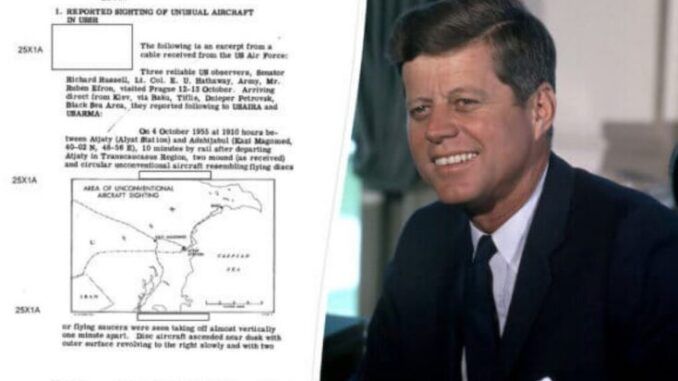 Declassified CIA documents show bizarre link between JFK and UFOs