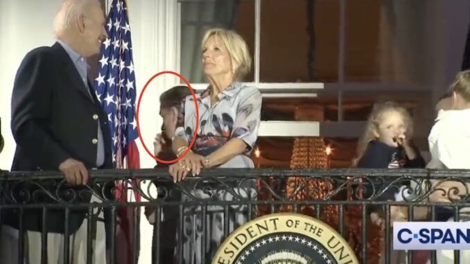 Hunter Biden caught doing coke on White House balcony during July 4th celebrations