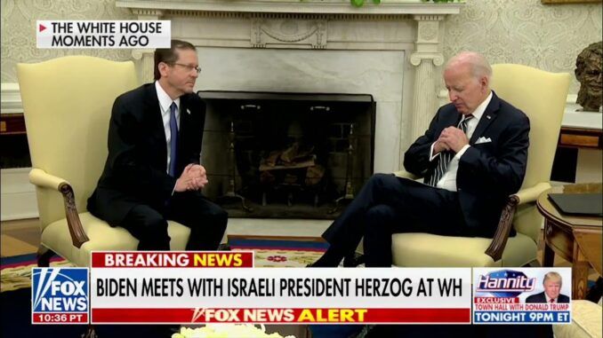 Joe Biden and Israeli president