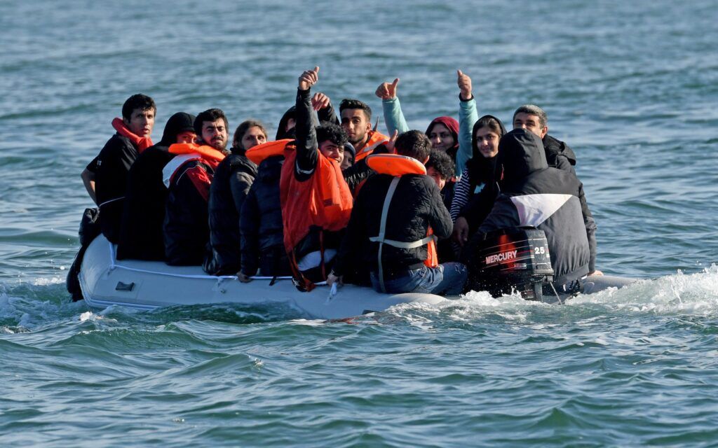 illegal boat migrants