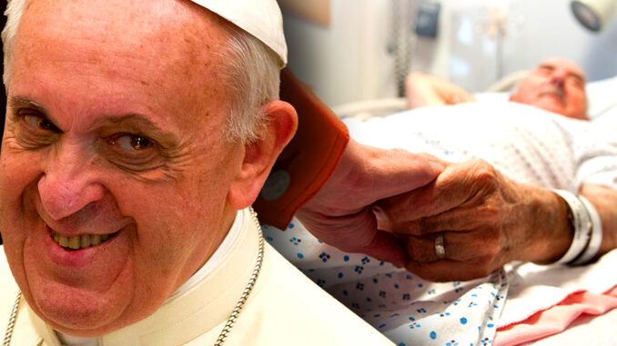Pope Francis has thrown his weight behind the World Economics Forum's campaign to euthanize people with autism, alcoholism and other minor illnesses and disabilities to help humanity fight so-called "climate change."
