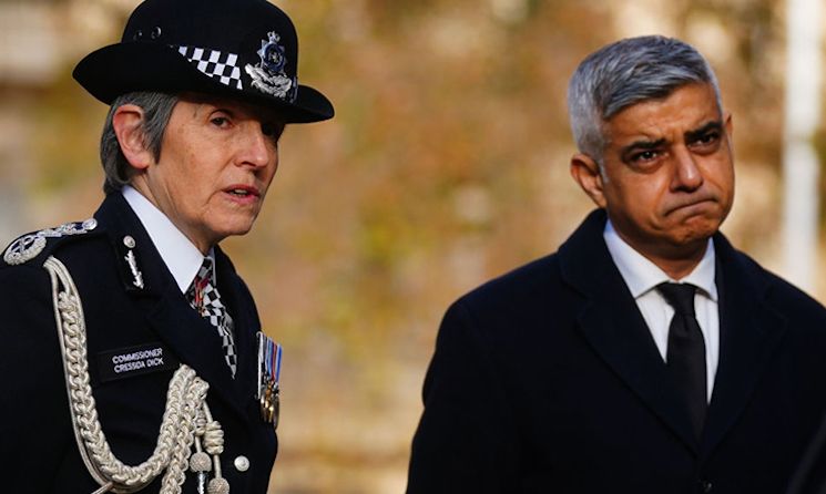 London Mayor Sadiq Khan says arresting criminals is racist