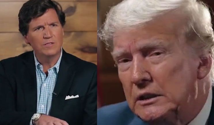President Donald Trump tells Tucker that the Deep State will try to kill him before 2024