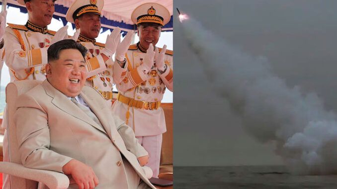 North Korea launches its first ever tactical attack nuke submarine amid World War 3 fears