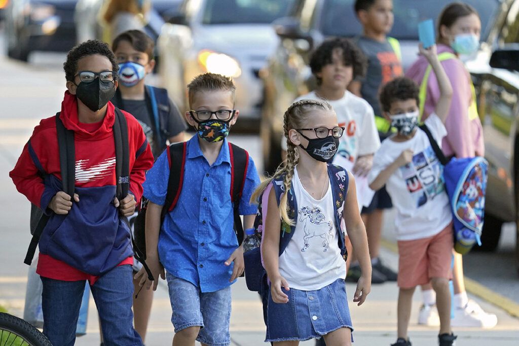 school kids face masks