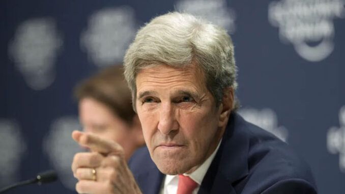John Kerry says billions of useless humans must be sacrificed to save the planet