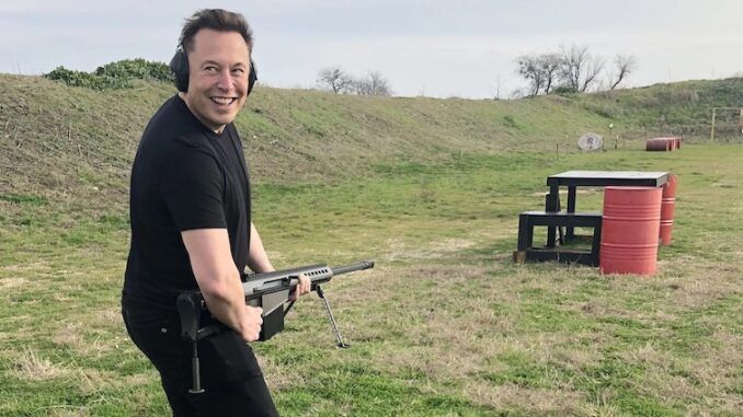 Elon Musk says every American should by a gun to protect democracy