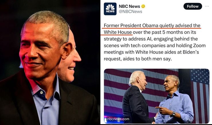 NBC News admits Barack Obama is secret shadow president serving his third term under Biden puppet presidency