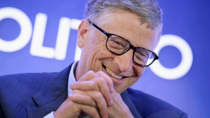 Bill Gates caught planning mass casualty event