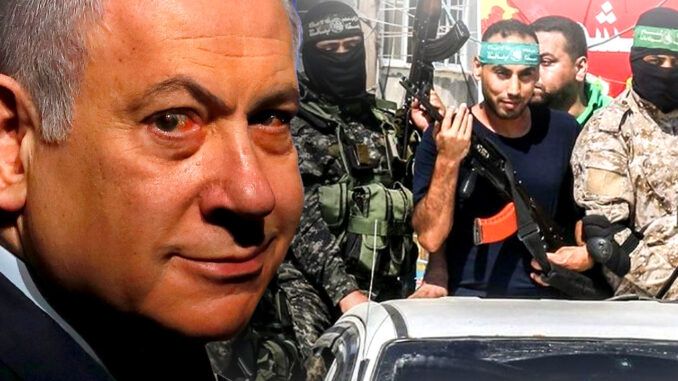 The Israel-Hamas war is an "inside job" by the globalist elite who working to ensure the Israeli "false flag" will light the fuse to ignite a "holy war" that will spiral out of control and lay the groundwork for the elite to usher in a "one world government" and "one world religion."