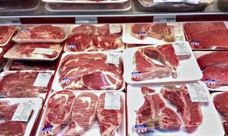 WEF orders governments to put cigarette-style warnings on meat produce.