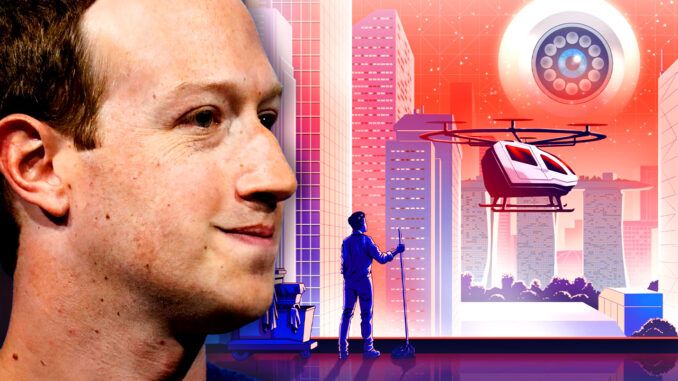 Facebook's Mark Zuckerberg has been exposed working hand-in-glove with Klaus Schwab's World Economic Forum to enslave humanity in what Zuckerberg calls the "Metaverse," Klaus Schwab calls 15 minute cities, and what the rest of us call vast open-air prisons designed to imprison humanity against our will.