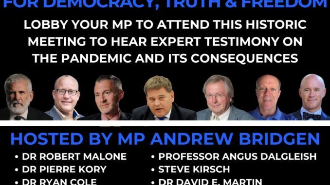 Andrew Bkridgen and drs at u Parliament