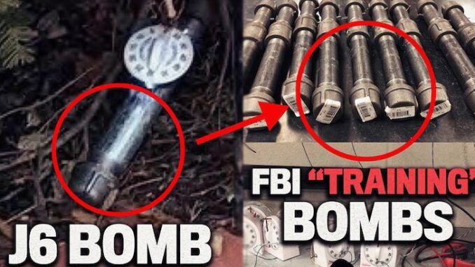 Evidence shows J6 'pipe bomb' was inside job by FBI