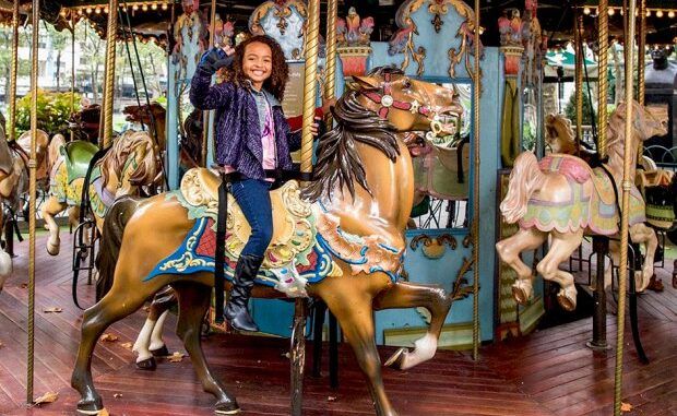carousel merry go round horse