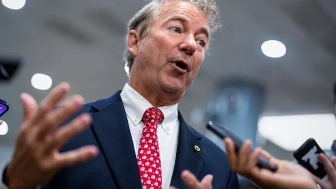 Rand Paul vows to completely block Ukraine aid